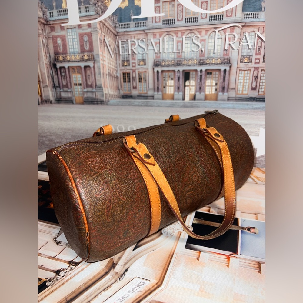 ETRO Milano Papillon Mini Boston Handbag